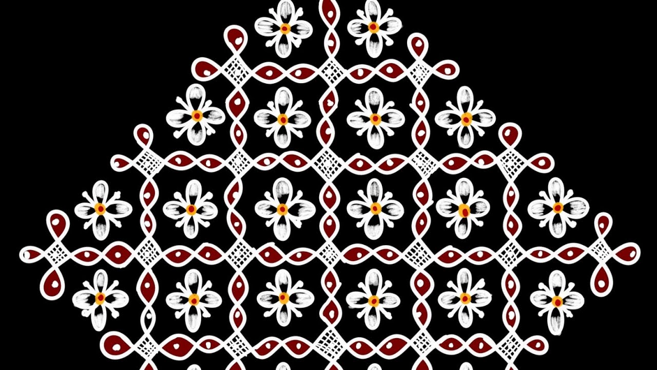 Festival tamil kolangal 🌺 Big Sikku kolam designs 🔥 treditional kolangal 