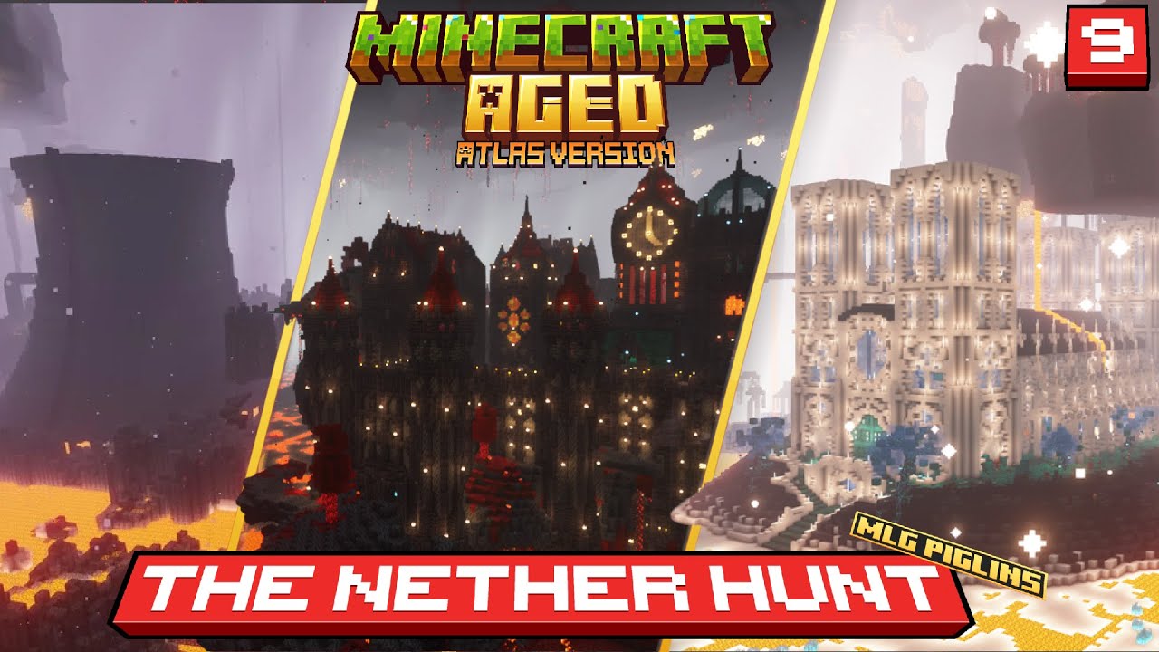 Minecraft Aged: The Nether Hunt Begins & MLG Piglins Beat My Rear