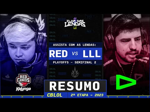 RESUMO: LOUD x RED CANIDS | ELE DECIDE! | CBLOL: Playoffs DIA 3 - 2ª Etapa 2023 | Ilha das Lendas