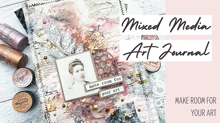 First time Mixed Media after two years  Art journa...