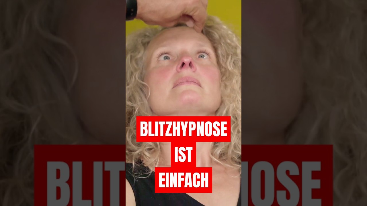 Blitzhypnose in 65 Sekunden lernen - Hypnose vom Experten lernen