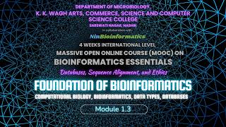 Biological Data & Databases | Foundations of Bioinformatics | Bioinformatics Essentials | MOOC