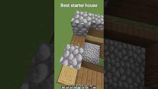 minecraft starter house #shorts #minecraft #gaming #dudidudidam #gujratistatus #building #677