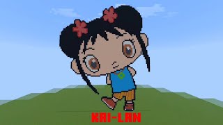 Minecraft - Kai-Lan Pixel Art Tutorial