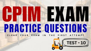 CPIM Exam Practice Question Test 10