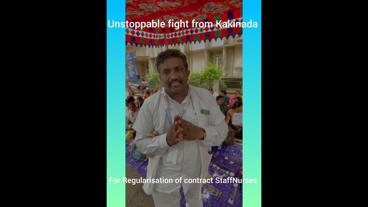 Contract Staffnurses nd Brother From Kakinada UNITY makes STRENGTH ✊✊💪💪💪