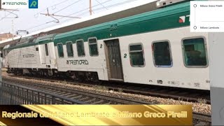 🚉 Treni alla stazione di Milano Lambrate e viaggio da Milano Lambrate a Milano Greco Pirelli