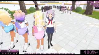 Playing yandere simulator for the first time! screenshot 4
