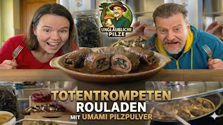 Ultimative Pilz-Roulade: Umami-Explosion mit Totentrompeten Pulver - Mega dunkle Rouladen Sauce!