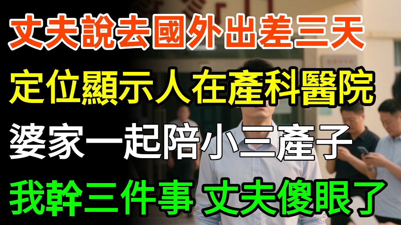 丈夫說去國外出差三天，定位顯示人在產科醫院，婆家8口人一起陪小三產子，我沒鬧，只幹了三件事，回國的丈夫傻眼了！#故事分享 #婆媳 #人生感悟