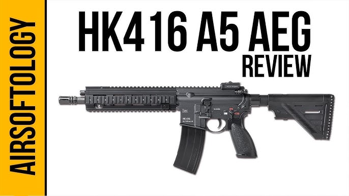 Fusil H&K HK416 A5 V2 AEG VFC Umarex Noir - 26391X