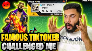 Famous Tiktoker Challenged Me For 1 Vs 1 