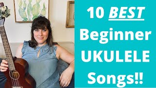 10 BEST Beginner Ukulele Songs | Cory Teaches Music