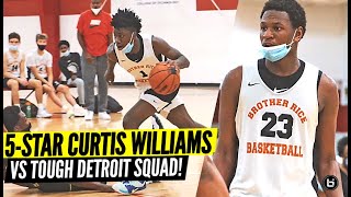 5 Star vs TOUGH Detroit Team Gets HEATED!! Curtis Williams Is The Real Deal!