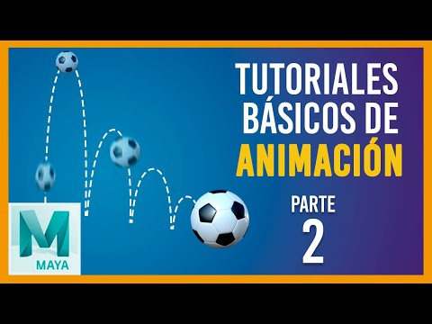 Curso GRATUITO de animación en Maya 🤯🤯 ::: #2 Rebote de pelota horizontal / Bouncing ball tutorial
