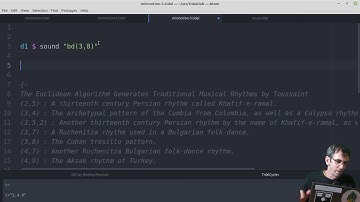 [TidalClub] mini-notation week part 3 - exercise answers + euclidean notation