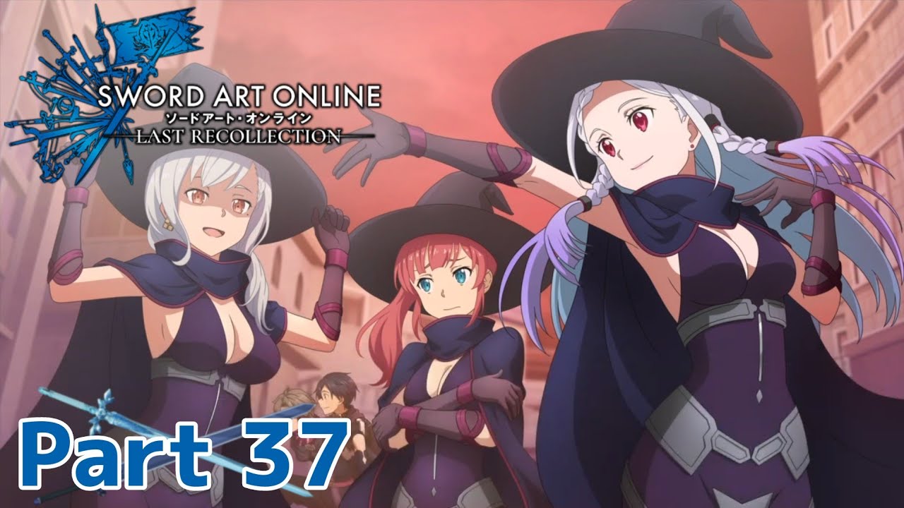 Kureha,Zeliska, and Yuna Trying Dark Mage Outfit || Sword Art