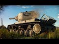 KV II 754 (r) ДАВИТ СВОИХ ПРОТИВНИКОВ В ПРЯМОМ СМЫСЛЕ | Лучший бой War Thunder #198