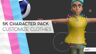 5k   customize clothes | C4D tutorial [cinema 4d] screenshot 2