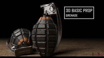 3D HAND GRENADE MODEL || MAYA 2018 SHOWREEL  || KRITIHOLIC