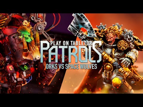 Orks vs Space Wolves - Combat Patrol Warhammer 40k Battle Report