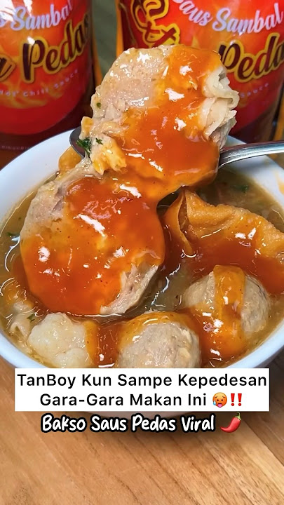 Tanboy Kun Kepedesan Makan Bakso Ini !!!