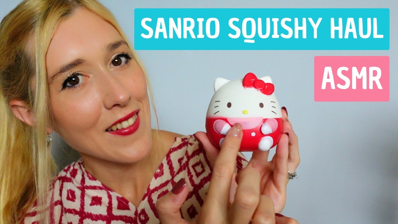 ASMR| ✨SANRIO HAUL: Einschlafen mit  SQUISHY TAPPING/SQUISHING, Soft Spoken (deutsch/german) ✨
