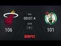 Heat @ Celtics | NBA on ESPN Live Scoreboard | #WholeNewGame