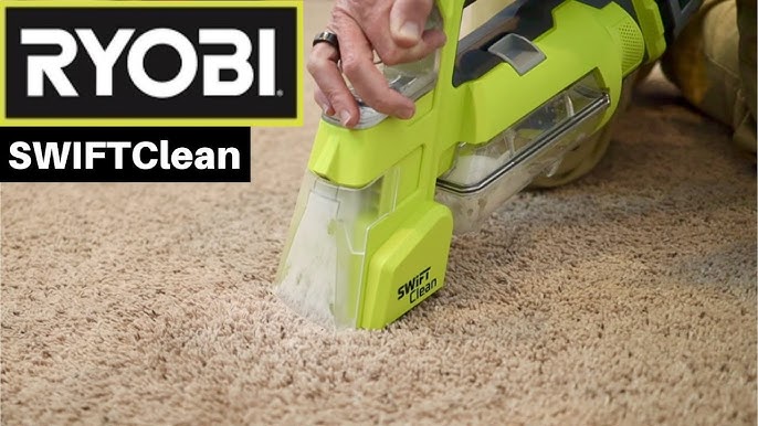 New Ryobi 18V SwiftClean Cordless Spot Cleaner for Gross Wet Messes