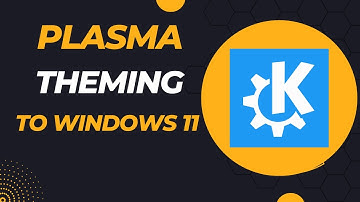 KDE Plasma made to look  like WINDOWS 11 ... EASY ...