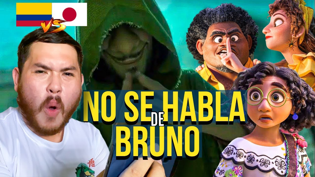 Reacción a NO SE HABLA DE BRUNO Doblaje latino vs japonés yermavlog