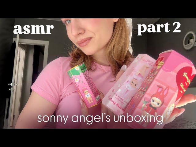 ASMR Sonny Angels Unboxing Pt. 2 💗 Whispers. Tapping. Lo-Fi. Hand Movements. Mouth Sounds.
