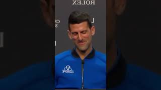 Djokovic Federer funny banter Laver Cup 2022