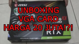 UNBOXING GRAPHIC CARD RTX 3070 GAMING DAN MINING BITCOIN HARGA 20JT!?!?! - (MSI GAMING X TRIO)