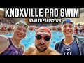 First race of 2024 knoxville pro swim  road to paris olympics
