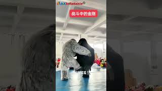 full inflatable gorilla costume from maxinflatable #mascot #mascotcostumes #gorilla