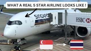 Trip Report / Singapore Airlines A350 Singapore - Bangkok [Economy Class]