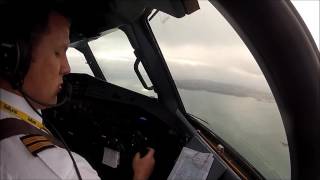 ATR72-500, windy landing into Guernsey, Runway 27