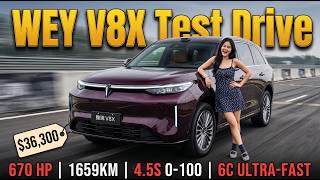 2026 WEY V8X Review: The Best Large 5-Seater SUV 4.5s 0-100 & 1659km Range!