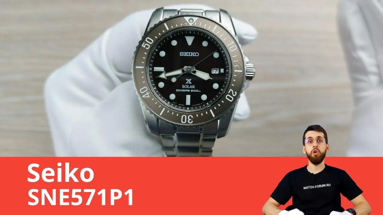 Solar Powered Seiko Diver / SNE571P1 - YouTube