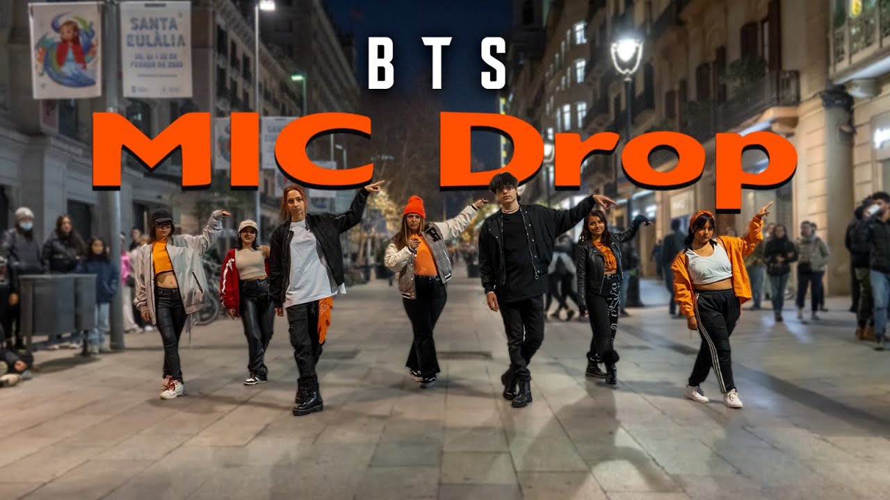 KPOP IN PUBLIC BARCELONA BTS(방탄소년E} 'MIC Drop' (MAMA dance break)[ 1TAKE DANCE COVER]