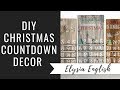 DIY Christmas Countdown | How To Christmas Countdown | Farmhouse Christmas Tutorial