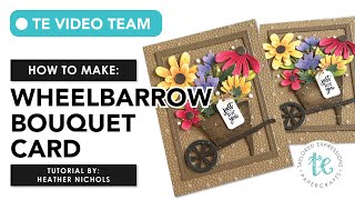 Wheelbarrow Bouquet ft. Fresh Cut Flowers | Tutorial by Heather Nichols screenshot 5