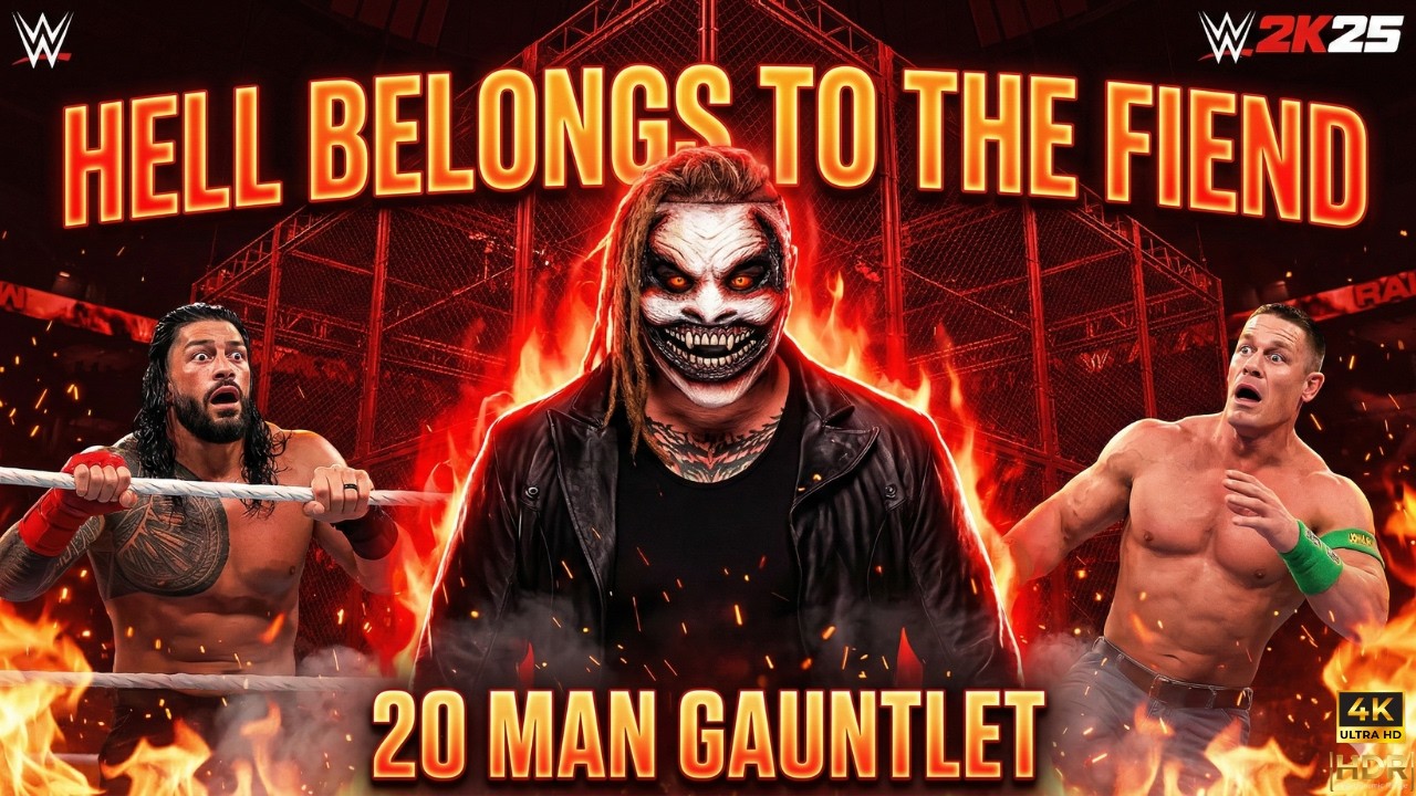 The Fiend Eliminates Legends! 😱 Hell in a Cell Gauntlet | WWE 2K25