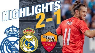 Real Madrid vs AS Roma 2-1 HIGHLIGHTS RESUMEN 2018