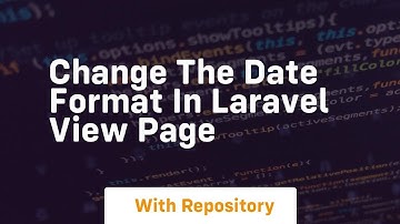 change the date format in laravel view page