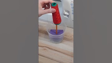 Sewing with Big Cone Thread Spool on Home Machine