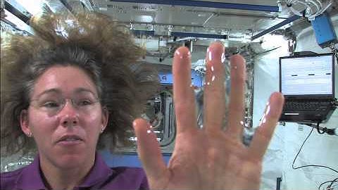 Water Glove in Space