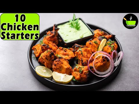 Chicken Starter Recipes | Party Food Ideas | Best chicken starters to make at home | Non Veg Starter | She Cooks