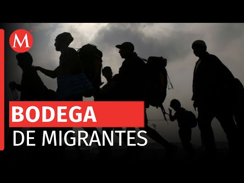 Más de 700 migrantes fueron asegurados en bodega de Cuaxomulco, Tlaxcala